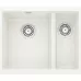 Мойка для кухни Blanco  ROTAN 340/160-U SILGRANIT белый 523077
