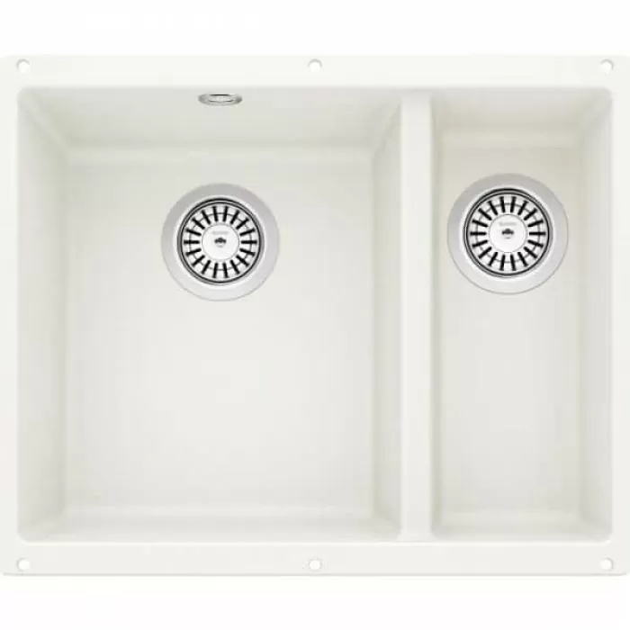 Мойка для кухни Blanco ROTAN 340/160-U SILGRANIT белый 523077 Мойка для кухни Blanco ROTAN 340/160-U SILGRANIT белый 523077