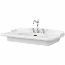 Керамическая раковина 92 см Artceram Hermitage, white glossy (HEL005 01;00)