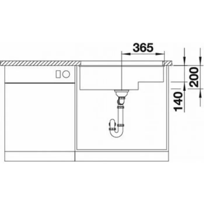Мойка для кухни Blanco Subline 700-U Level жасмин 523543