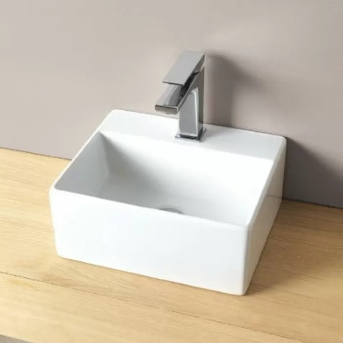 Керамическая раковина 32 см Artceram Quadro, white glossy (QUL006 01;00) Керамическая раковина 32 см Artceram Quadro, white glossy (QUL006 01;00)