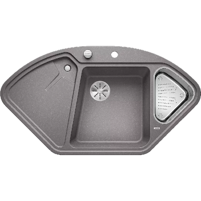 Мойка для кухни Blanco Delta II-F алюметаллик 523672