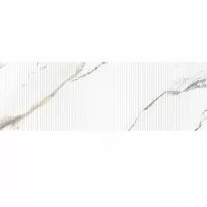 Плитка ITT Ceramic Calacatta Paonazzo Shiny Decor Rect. 29,5x90 см