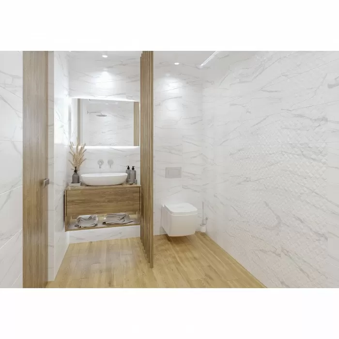 Плитка GOLDEN TILE ELBA сатин 862151 под мрамор