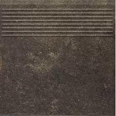 Сходинка пряма Scandiano Brown 30x30 код 4917 Ceramika Paradyz