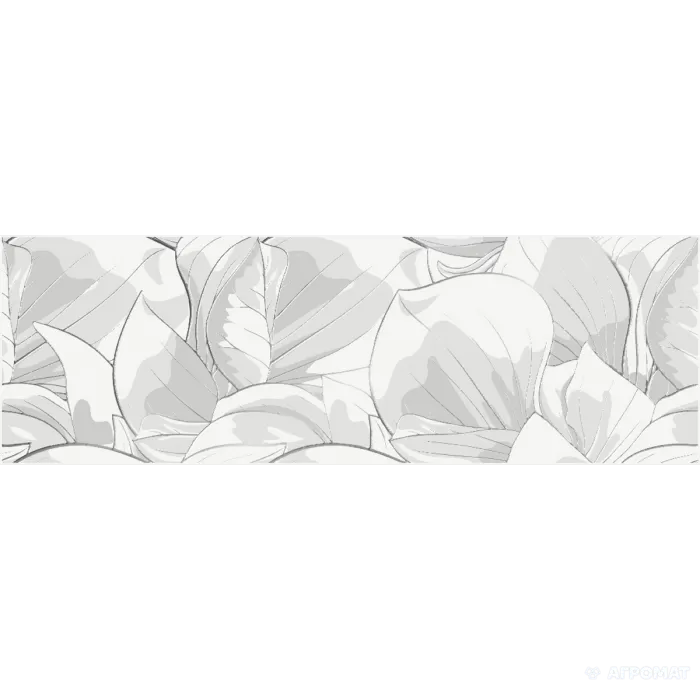 Плитка Opoczno Flower Cemento WHITE INSERTO 10×740×240 Плитка Opoczno Flower Cemento WHITE INSERTO 10×740×240