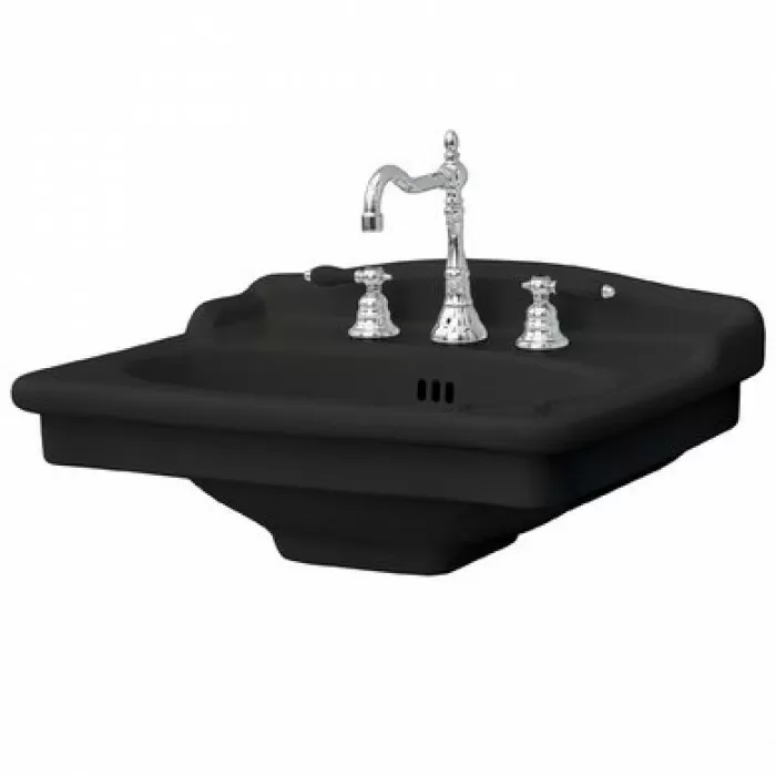 Керамическая раковина 68 см Artceram Hermitage, black glossy (HEL002 03;00) Керамическая раковина 68 см Artceram Hermitage, black glossy (HEL002 03;00)