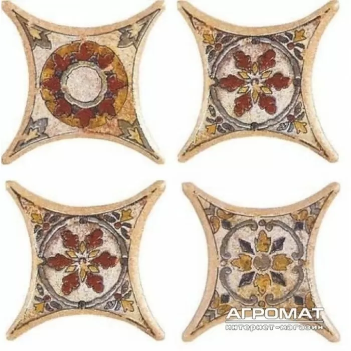 Напольная плитка Azulev Octogonal Декор ESTRELLA TARANCON BEIGE 6×67×67