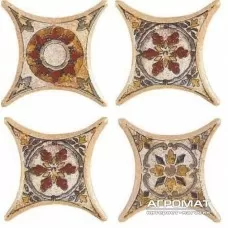 Вставка декоративна 4 Azulev Octogonal Estrella Tarancon Beige для підлоги 6,7x6,7 см