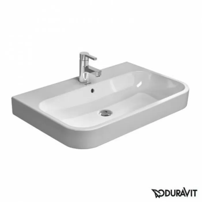 Плитка керамогранит Керамическая раковина 80 см Duravit Happy D.2 2318800000 для пола