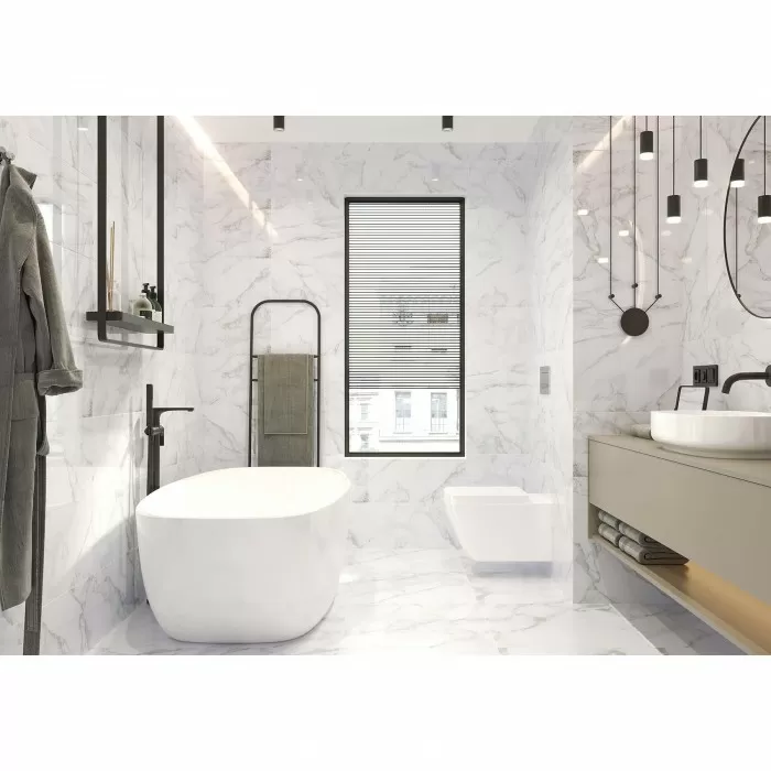 Плитка GOLDEN TILE MARMO BIANCO белый G70051 под мрамор