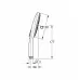 Плитка керамогранит Grohe Rainshower Smartactive Cube 130 Ручной душ 26582AL0 для пола