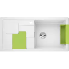 Мойка для кухни Blanco Sity XL 6 S белый-киви  525063