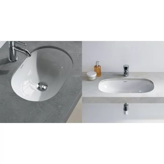 Плитка керамогранит Керамическая раковина 56 см Duravit D-Code 0338560000 для пола