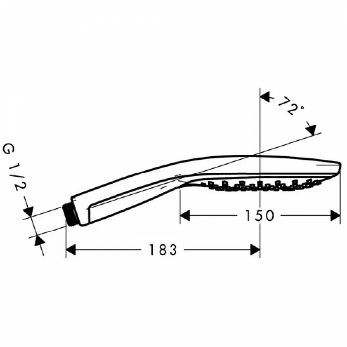 Ручной душ Hansgrohe Raindance Select S 150 Air 3jet 28587000