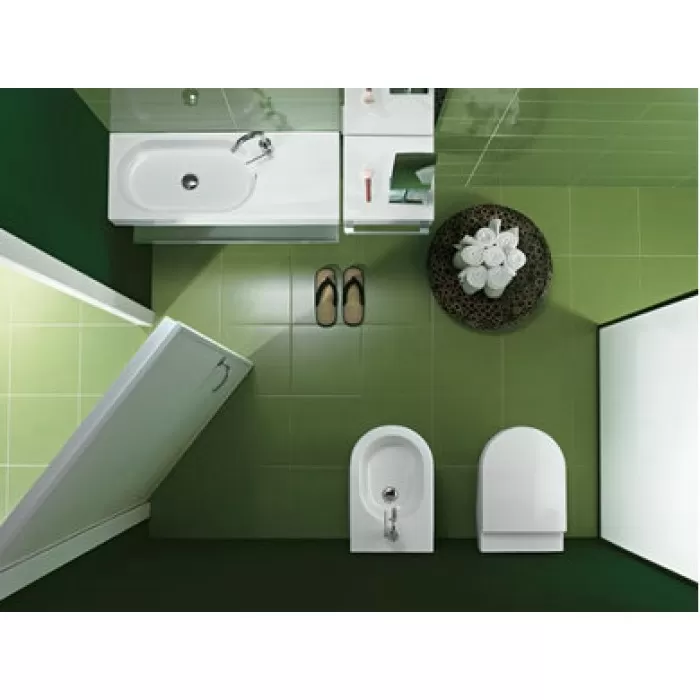 Керамическая раковина 90 см Hatria Area, белый (YxDL01)