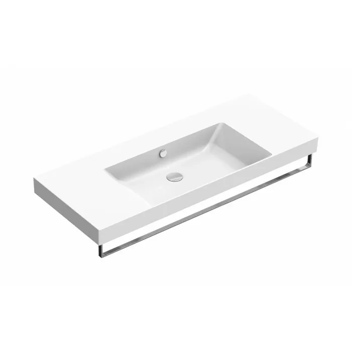 Керамическая раковина 125 см Catalano NEW ZERO, bianco lucido