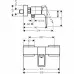 Смеситель для душа Hansgrohe Metropol 74560000