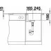 Мойка для кухни Blanco Metra 45 S-F алюметаллик 519082