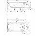 Ванна акриловая Kolo Comfort XWP3050 150x75 с ножками
