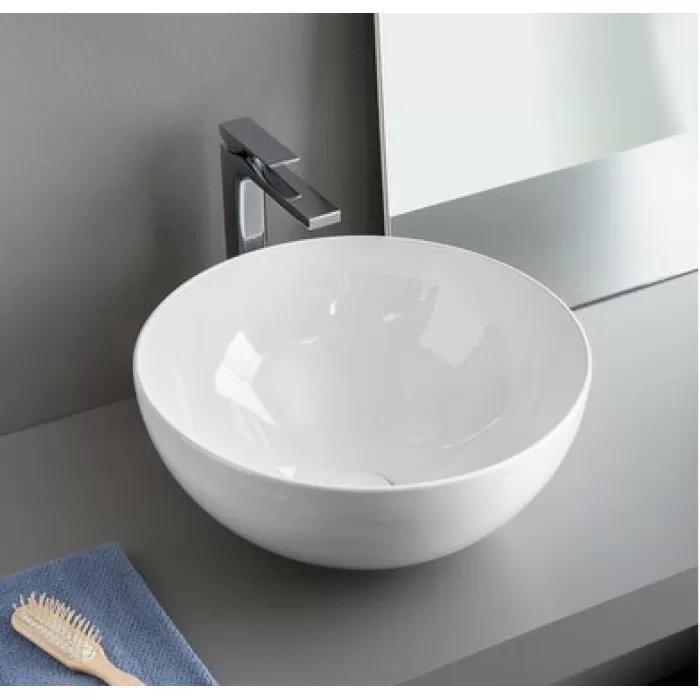 Керамическая раковина 46 см Artceram La Ciotola, white glossy (LCL001 01;00) Керамическая раковина 46 см Artceram La Ciotola, white glossy (LCL001 01;00)