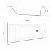 Ванна акриловая 160*90см ROCA EASY A248411000 с ножками