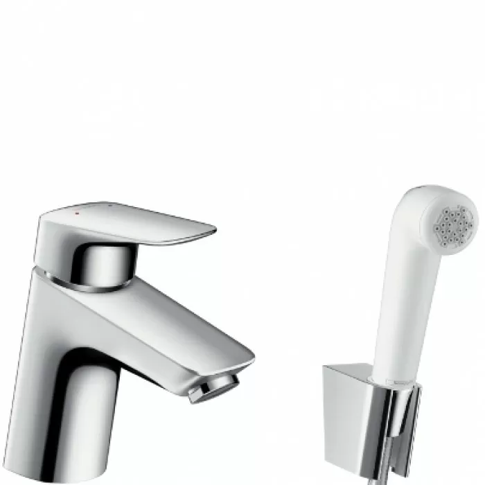 Смеситель с гигиеническим душем Hansgrohe Logis 71290000 Смеситель с гигиеническим душем Hansgrohe Logis 71290000