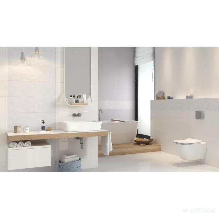 Плитка Opoczno Glamour WHITE INSERTO GEO 10×740×240