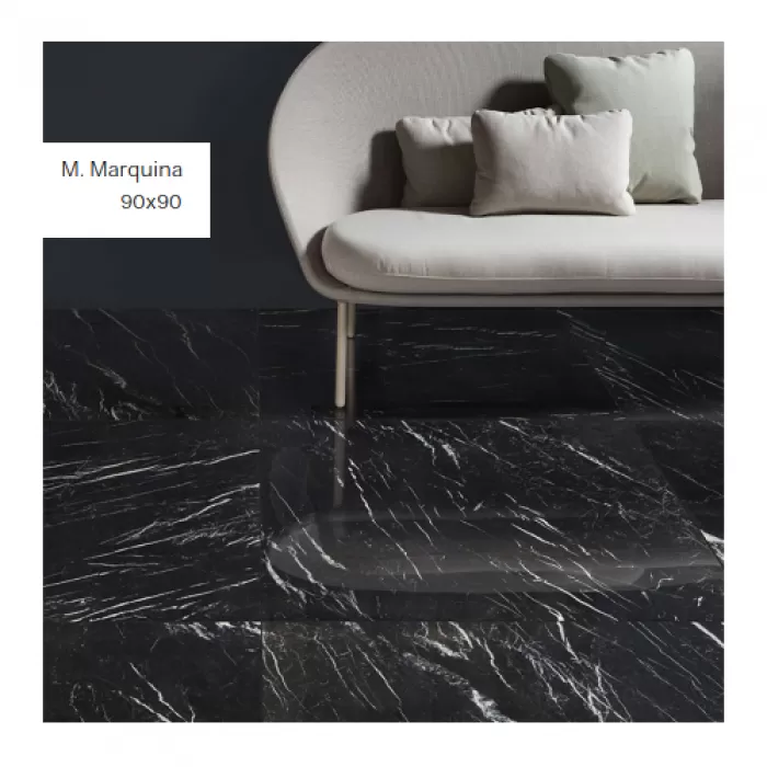 Керамогранит Плитка PERONDA M.90.MARQUINA MARQUINA BLACK/2/90x90/EP 11×900×900