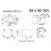Мойка для кухни Blanco Delta II алюметаллик 523658