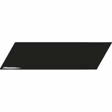 Плитка Equipe Ceramicas Chevron Wall 23356 Black Left 5,2х18,6 см