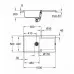 Мойдка для кухни Grohe 1000х500 мм, Granite Grey (31645AT0)