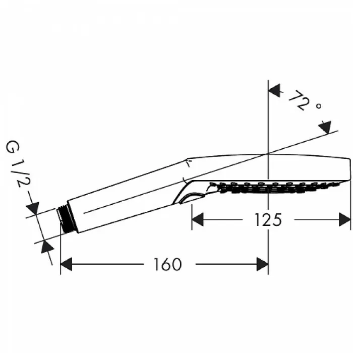 Ручной душ Hansgrohe Raindance Select S 120 3jet 26530400