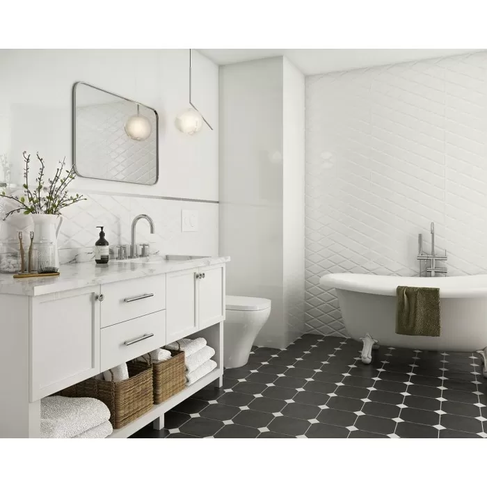 Плитка Paradyz MOONLIGHT BIANCO SCIANA REKT.