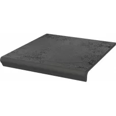 Сходинка з капіносом пряма Semir Grafit 30x33 код 2124 Ceramika Paradyz