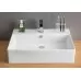 Керамическая раковина 65 см Artceram Quadro, white glossy (QUL003 01;00)