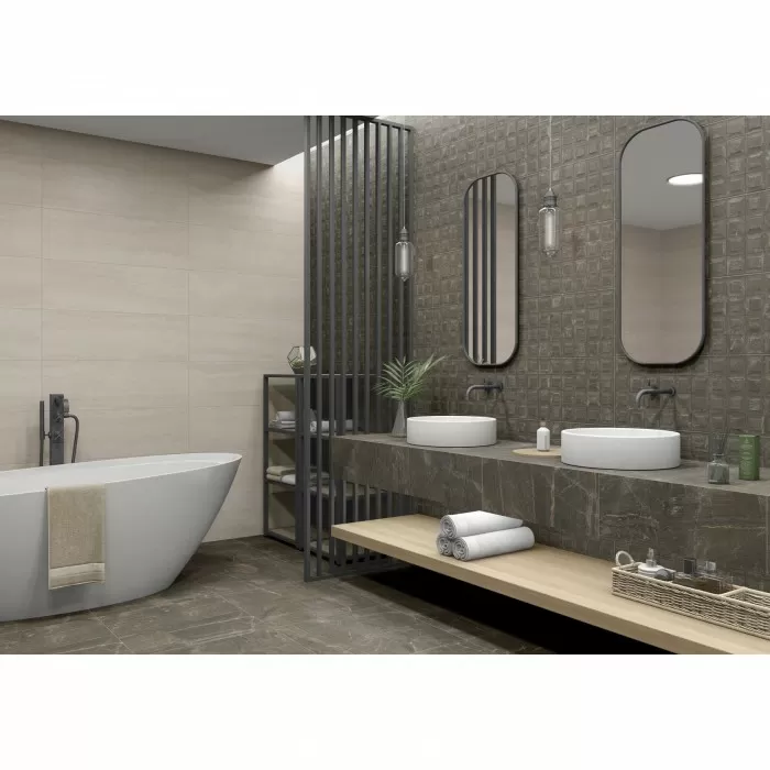 Плитка PAMESA FORVM BROWN RLV 10×900×300 под мрамор