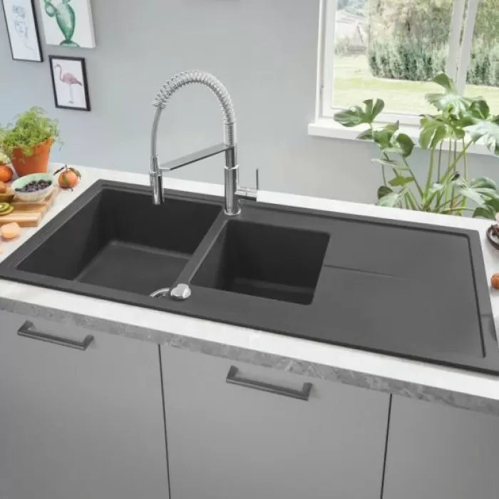 Мойдка для кухни Grohe 1160х500 мм, Granite Black (31643AP0)