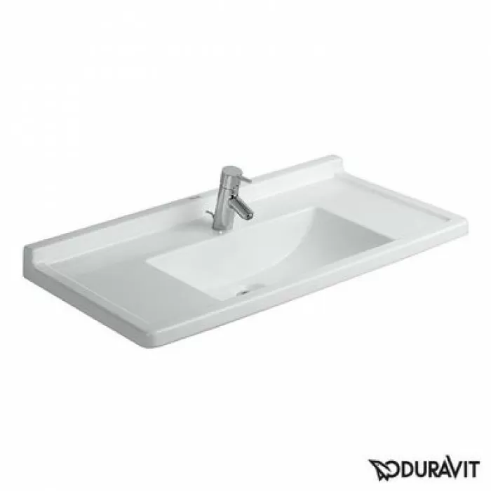 Плитка керамогранит Керамическая раковина 85 см Duravit Starck 3 0304800041 для пола