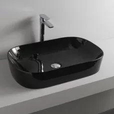 Керамическая раковина 65 см Artceram Ghost, black glossy (GHL002 03;00)