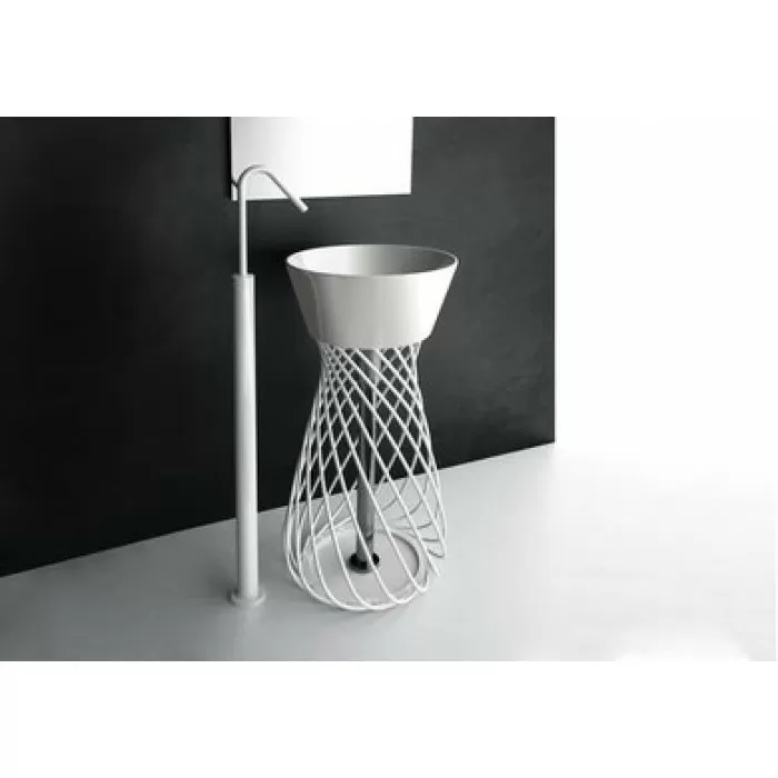 Керамическая раковина 43 см Artceram Wire, white (WIL001 01;00)