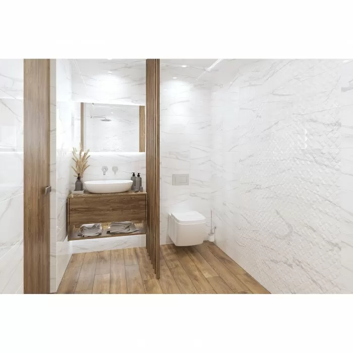Плитка GOLDEN TILE ELBA глянец рельєф 862061 под мрамор