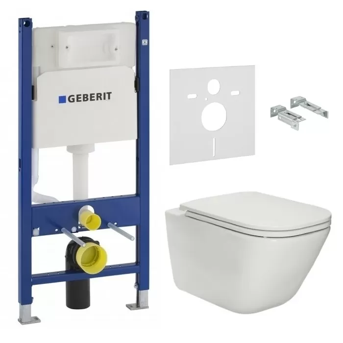 Инсталляция GEBERIT Duofix 458.126.00.1 + унитаз ROCA Gap A34H470000 с сиденьем SoftClose Инсталляция GEBERIT Duofix 458.126.00.1 + унитаз ROCA Gap A34H470000 с сиденьем SoftClose