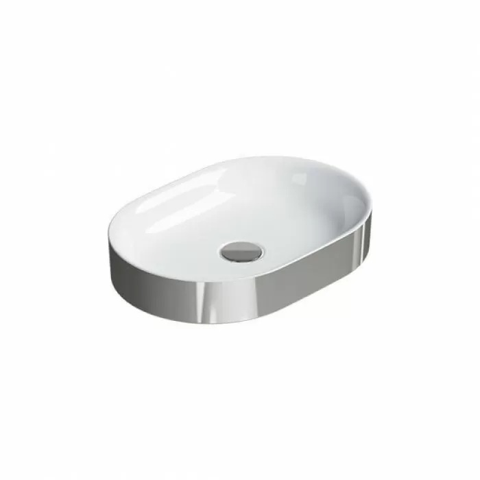 Керамическая раковина 50 см Catalano Horizon, argento-bianco