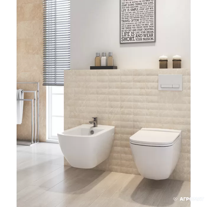 Плитка Opoczno Soft Marble CREAM STRUCTURE 10×740×240 под мрамор