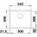 Мойка для кухни Blanco Subline 500-U Ceramic белый 523733