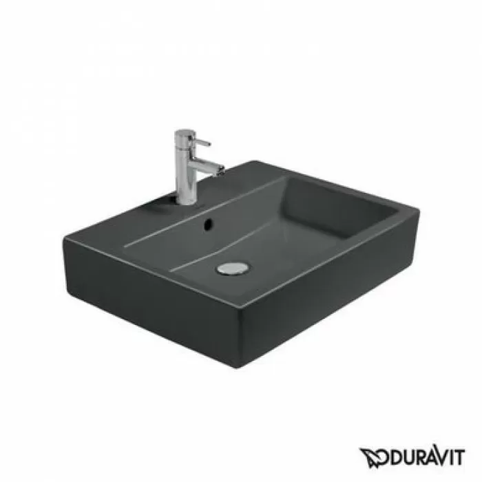 Плитка керамогранит Керамическая раковина 60 см Duravit Vero, черная 0454600827 для пола Плитка керамогранит Керамическая раковина 60 см Duravit Vero, черная 0454600827 для пола