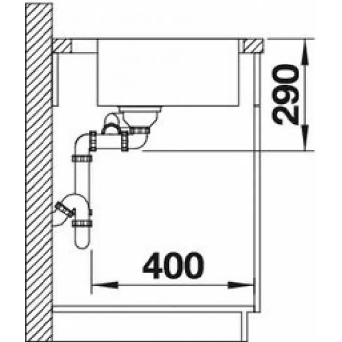 Мойка для кухни Blanco Andano 340/180-IF/A  525247