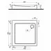 Душевой поддон KOLO SIMPLO 80x80 xBK0681000
