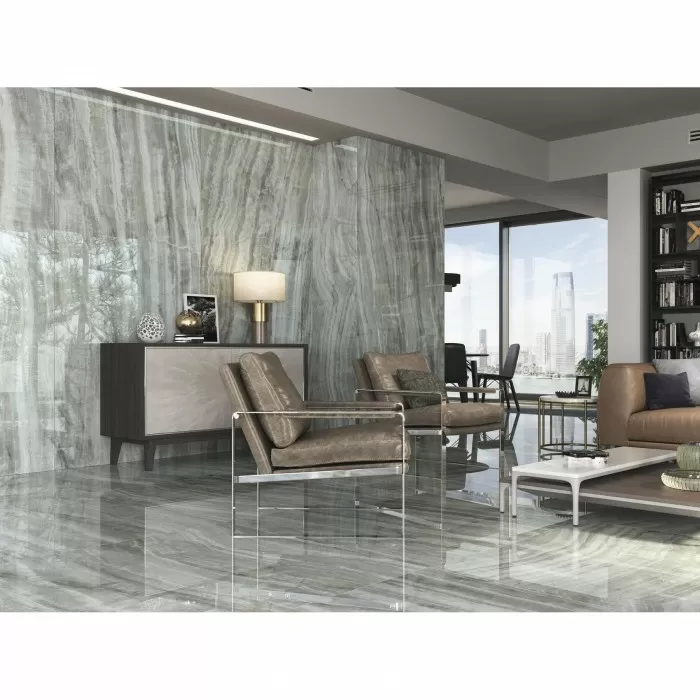 Плитка для пола  Керамогранит BALDOCER PADOVA AZZURRO PULIDO 11×1600×800